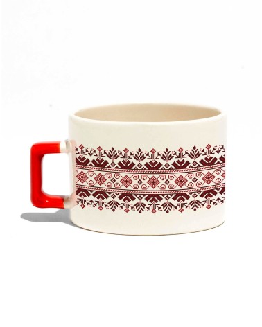 Geleneksel Süsleme-2 Nescafe Fincanı