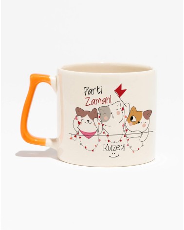Kedi Parti Kids Kupa - İsimli